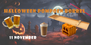 Halloween Pompoen Borrel